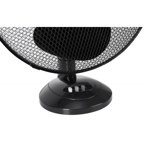 Wentylator biurkowy MESKO 23 cm czarny