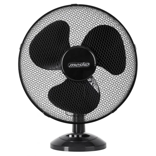 Wentylator biurkowy MESKO 23 cm czarny