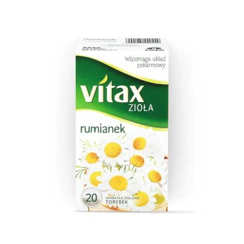 Herbata ziołowa VITAX 20 torebek rumianek