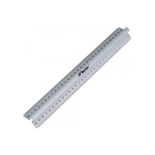 Linijka aluminiowa z uchwytem 30cm LENIAR