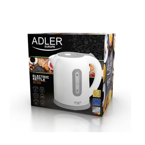 Czajnik elektryczny Adler AD 1234 (2200W 1.7l; kolor biały)