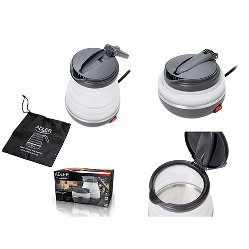 Czajnik elektryczny Adler AD 1279 (750W 0.6l; kolor biały)