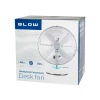 BLOW WENTYLATOR STOŁOWY 30CM SREBRNY METALOWY