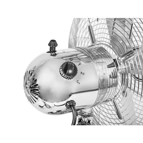 BLOW WENTYLATOR STOŁOWY 30CM SREBRNY METALOWY