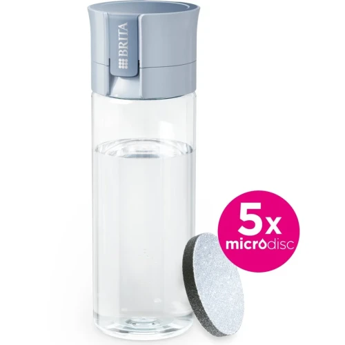 Butelka filtrująca Brita Vital +  5 filtrów MicroDisc (pastelowy błękit)
