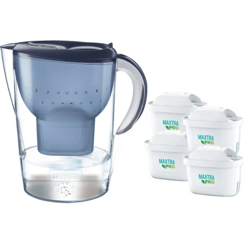 Dzbanek Brita Marella XL + 4 wkł. Maxtra (niebieski; 3,5l)