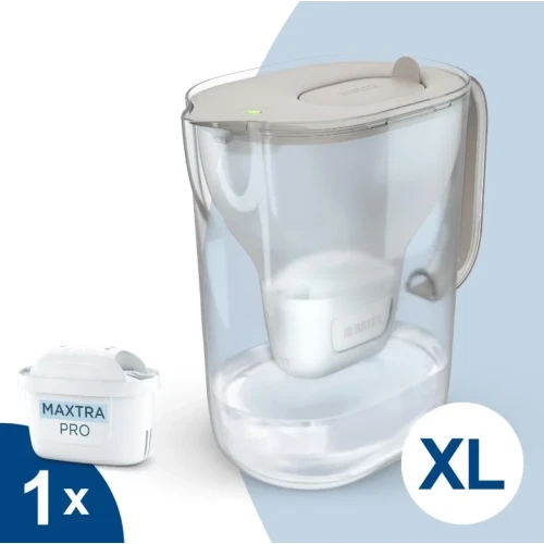 Dzbanek filtrujący Brita Style Essential XL+ Filtr MX Pro PP (piaskowy; 3,6l)