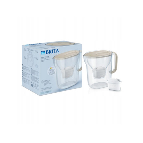 Dzbanek filtrujący Brita Style Essential XL+ Filtr MX Pro PP (piaskowy; 3,6l)