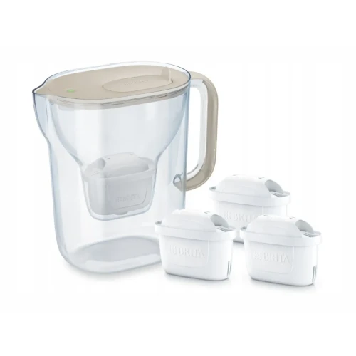 Dzbanek Brita Essential XL+3 wkłady (piaskowy)