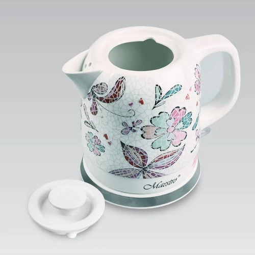 Czajnik elektryczny ceramiczny 1,5L 1500W MR-068-FLOWERS  MAESTRO