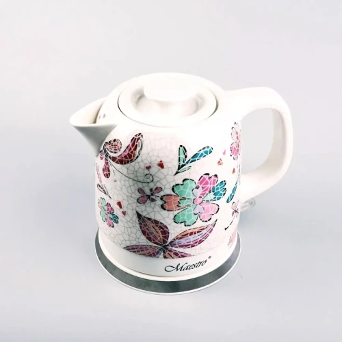Czajnik elektryczny ceramiczny 1,5L 1500W MR-068-FLOWERS  MAESTRO