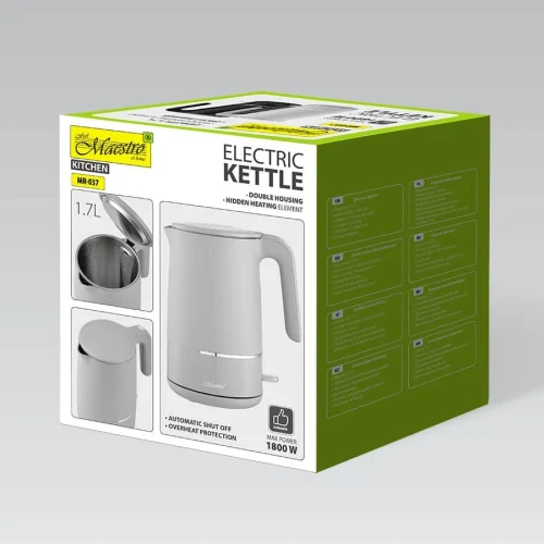 Czajnik elektryczny 1,7L 1800W MR-037-GREY MAESTRO