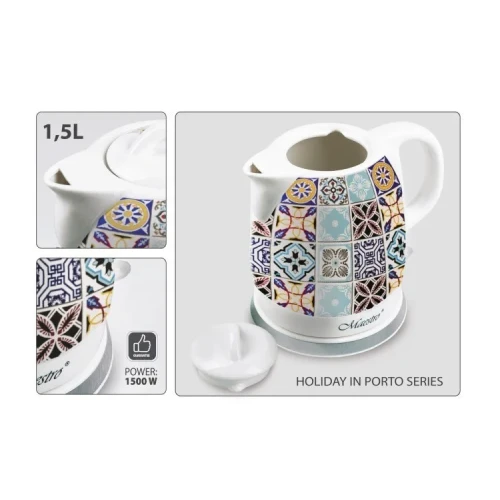 Ceramiczny czajnik elektryczny MR-066-PORTO MAESTRO