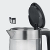 SEVERIN CZAJNIK ELEKTRYCZNY SZKŁO-STAL, 1,7L, ZAKRYTA GRZAŁKA, KONTROLER STRIX, WNĘKA NA PRZEWÓD, WSKAŹNIK WODY, 2200W WK3420