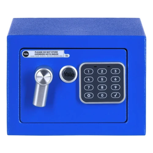 Yale Mini Electronic Safe Blue Sejf podstawowy YSV mini niebieski