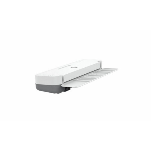 HP Laminator ONELAM 400 A3, na zimno/gorąco, zintegrowany trymer, zaokrąglacz rogów, prędkość 40cm/min + 15 folii: 3xA4, 4xA5, 4xA6, 4xB-CARD, biały