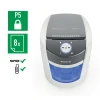 Niszczarka Leitz IQ OptiMax Small Office 350, 22l, P5, 8 kartek, Automatyczny Start/Stop, Funkcja cofania, Obrotowy pojemnik - 33% większa pojemność n
