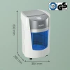 Niszczarka Leitz IQ OptiMax Small Office 350, 22l, P5, 8 kartek, Automatyczny Start/Stop, Funkcja cofania, Obrotowy pojemnik - 33% większa pojemność n