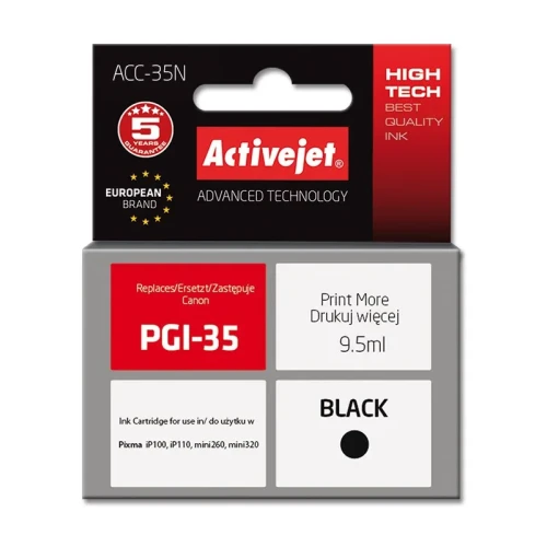 Tusz Activejet ACC-35N (zamiennik Canon PGI-35; Supreme; 9,5 ml; czarny)-1304352