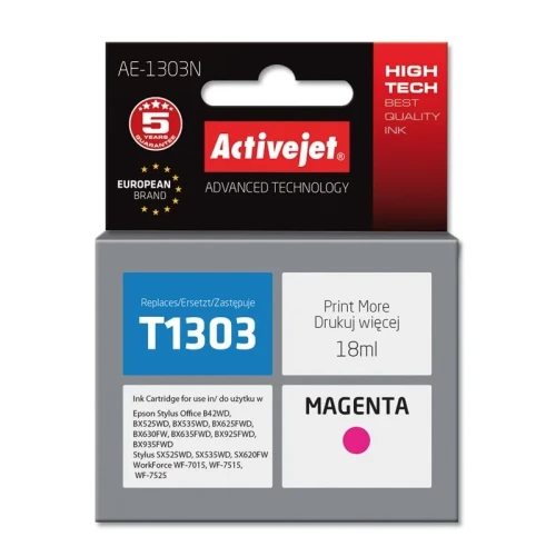 Tusz Activejet AE-1303N (zamiennik Epson T1303; Supreme; 18 ml; czerwony)-4384710