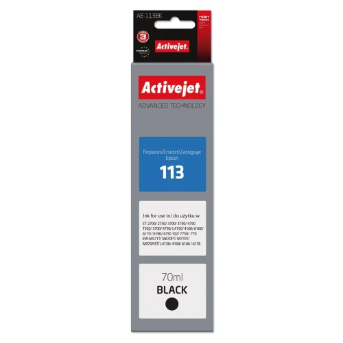 Activejet tusz do  Epson 113 C13T06B140 new AE-113Bk-4008668
