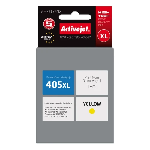 Activejet tusz do  Epson 405XL C13T05H44010 new AE-405YNX-4008675