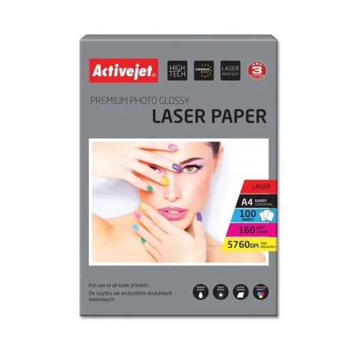 Papier błyszczący Activejet AP4-160G100L (A4; 100 szt.)-1228886