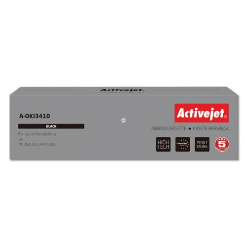 Activejet A-OKI3410 Taśma barwiąca (zamiennik OKI 9002308; Supreme; czarny)