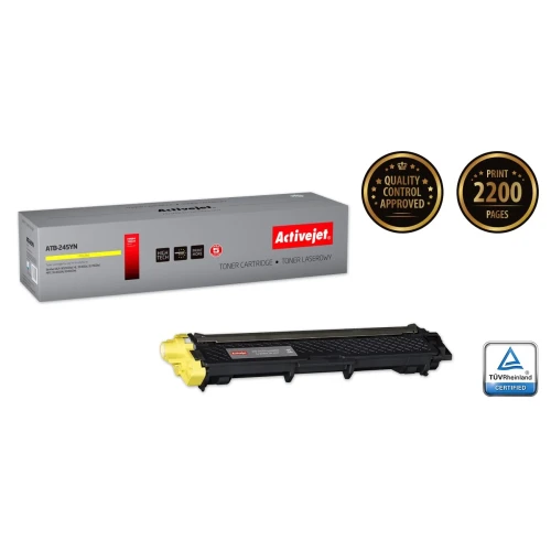 Activejet ATB-245YN Toner (zamiennik Brother TN-245Y; Supreme; 2200 stron; żółty)