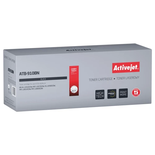 Activejet ATB-910BN Toner (zamiennik Brother TN-910BK; Supreme; 9000 stron; czarny)