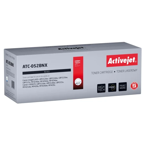 Toner Activejet ATC-052BNX (zamiennik Canon 052BK XL; Supreme; 9200 stron; czarny)-5888350
