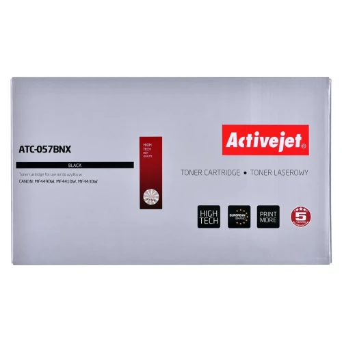 Activejet ATC-057BNX Toner (zamiennik  Canon CRG-057HBK; CRG057H; Supreme; 10000 stron; czarny) z CHIP