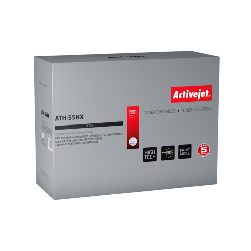 Toner Activejet ATH-55NX (zamiennik HP 55X CE255X, Canon CRG-724H; Supreme; 12500 stron; czarny)-4383799