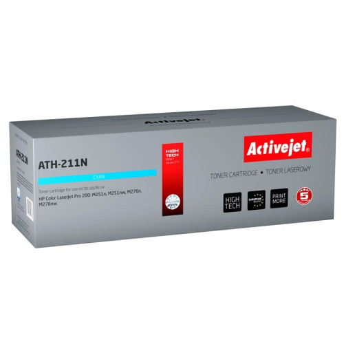 Toner Activejet ATH-211N (zamiennik HP 131A CF211A, Canon CRG-731C; Supreme; 1800 stron; niebieski)-4383782