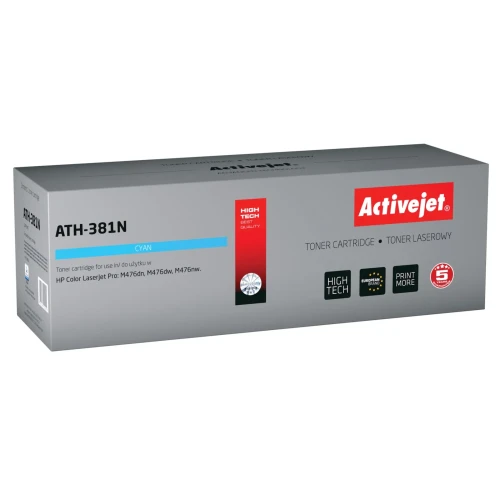 Toner Activejet ATH-381N (zamiennik HP 312A CF381A; Supreme; 2700 stron; niebieski)-4383708