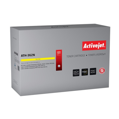 Toner Activejet ATH-362N (zamiennik HP 508A CF362A; Supreme; 5000 stron; żółty)-4383957