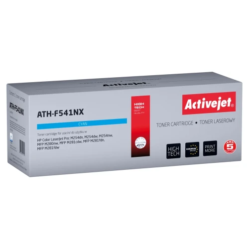Toner Activejet ATH-F541NX (zamiennik HP 540 CF541X; Supreme; 2500 stron; błękitny)-5888744