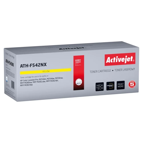 Activejet ATH-F542NX Toner (zamiennik HP 203X HP203X CF542X CRG 054H CRG054H; Supreme; 2500 stron; żółty)