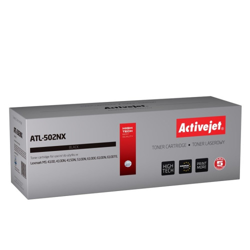 Toner Activejet ATL-502NX (zamiennik Lexmark 502X/50F2X00; Supreme; 10000 stron; czarny)-5152813