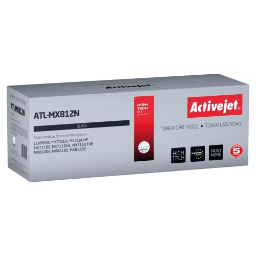 Toner Activejet ATL-MX812N (zamiennik Lexmark 62D2000; Supreme; 6000 stron; czarny)-5746646