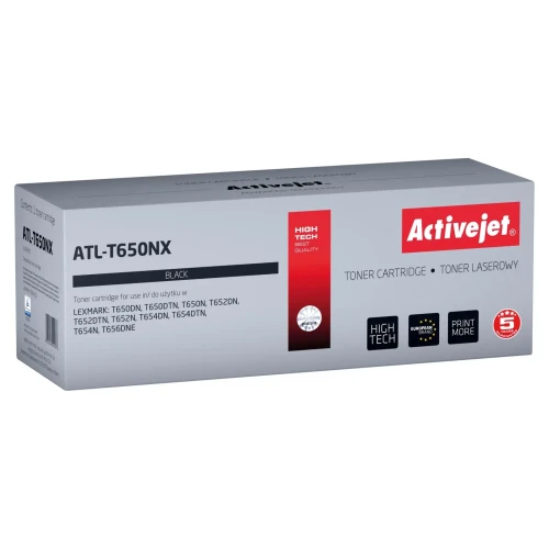 Toner Activejet ATL-T650NX (zamiennik LEXMARK T650H11E; Supreme; 25000 stron; czarny)-5746650