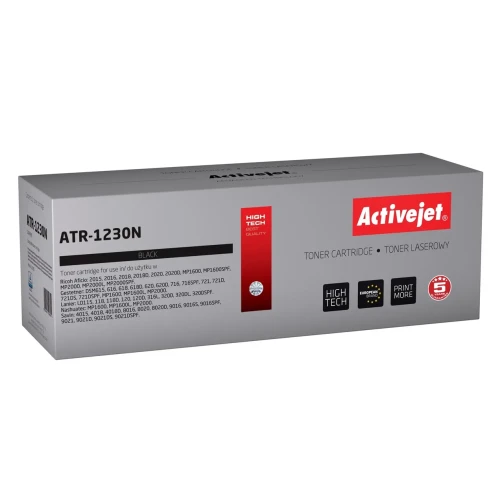 Toner Activejet ATR-1230N (zamiennik Ricoh 1230D 885094; Supreme; 9000 stron; czarny)-6081655