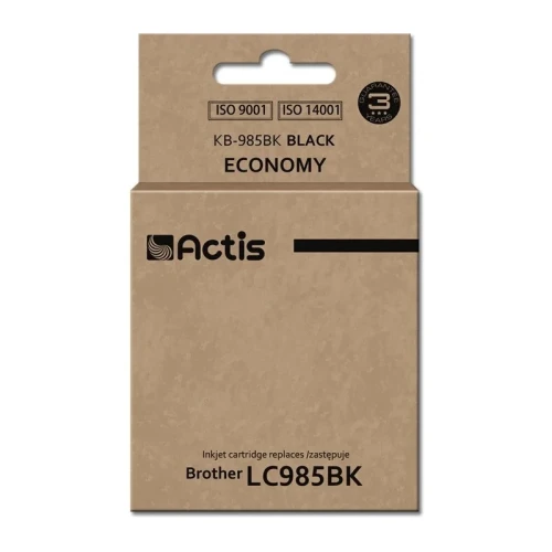 Tusz ACTIS KB-985Bk (zamiennik Brother LC985BK; Standard; 28 ml; czarny)-4384391