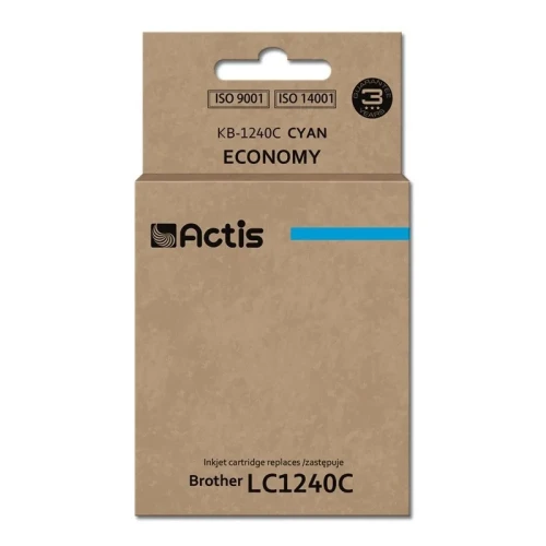 Tusz ACTIS KB-1240C (zamiennik Brother LC1240C/LC1220C; Standard; 19 ml; niebieski)-4384394