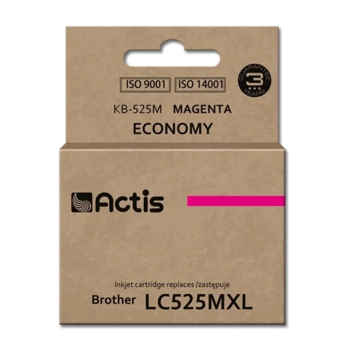 Tusz ACTIS KB-525M (zamiennik Brother LC525M; Standard; 15 ml; czerwony)-1304183