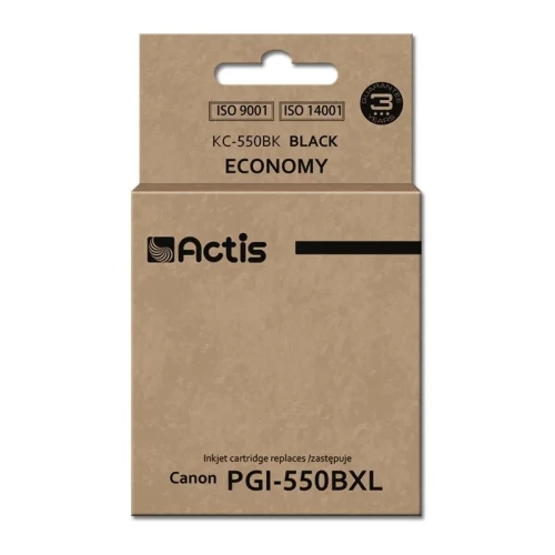 Tusz ACTIS KC-550Bk (zamiennik Canon PGI-550BK; Standard; 23 ml; czarny)-4384595