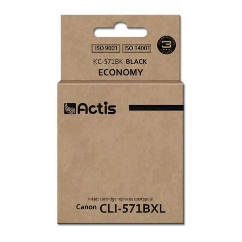 Tusz ACTIS KC-571Bk (zamiennik Canon CLI-571BK; Standard; 12 ml; czarny)-4384588