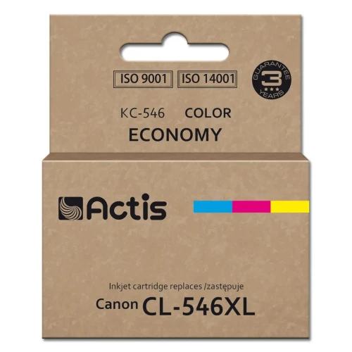 Actis KC-546 Tusz (zamiennik Canon CL-546XL; Supreme; 15 ml; 180 stron; czerwony, niebieski, żółty).