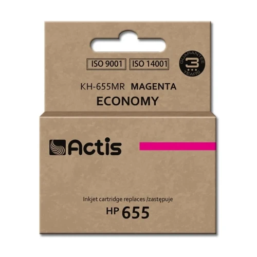 Tusz ACTIS KH-655MR (zamiennik HP 655 CZ111AE; Standard; 12 ml; czerwony)-4384851