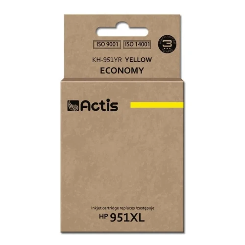 Tusz ACTIS KH-951YR (zamiennik HP 951XL CN048AE; Standard; 25 ml; żółty)-4384860